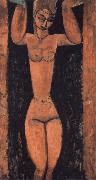 Amedeo Modigliani Caryatide France oil painting artist